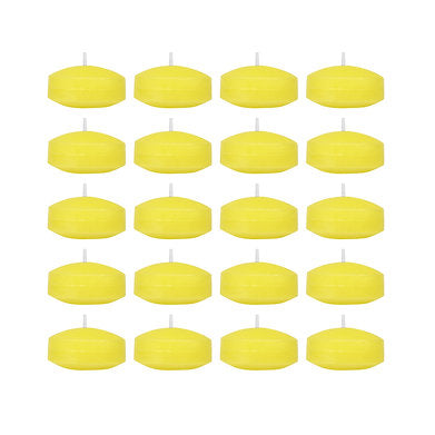 Floating Nuggets Small Candles || Pack of 20 || Decorative Candles (Yellow)