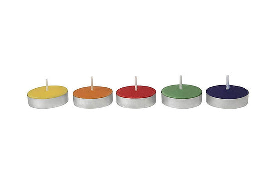Paraffin Wax Candles Tea Light (Tealights Multicolor 50)
