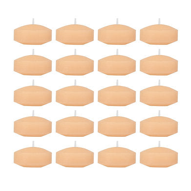 Floating Nuggets Small Candles || Pack of 20 || Decorative Candles (Beige)