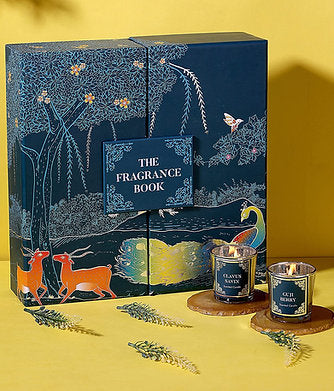 Premium Soy Wax Scented Votive Glasses Gift Set FRGARANCE Luxurious Box