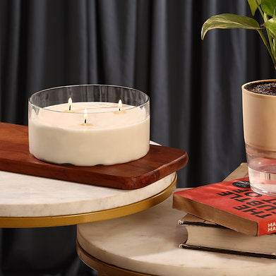 Radiant Harmony Premium Scented Soy Wax 3 Wick Jar Candle