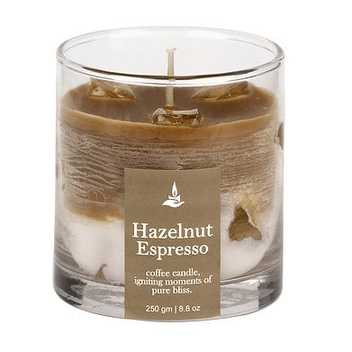 Caramel Mocha Coffee Scented Candle Paraffin Wax and Gel Wax (Vanilla Latte)