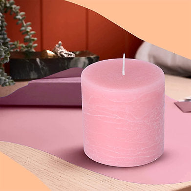 Set of 3 Scented Pillar Candles , (White SAGE)