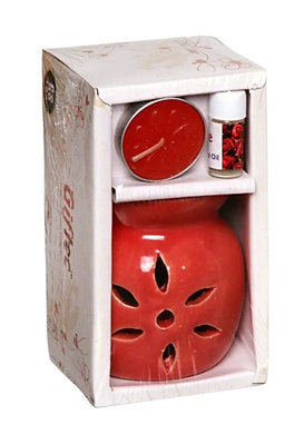 Ceramic Candle Operated Aroma Oil Burner (1 Tealight & Aroma Oil COMPLIMENTARY)