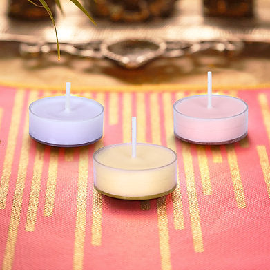 PROSPERRO LUMO By Parkash Candles Scented Soy Wax Tealights Set of 16 Oud Wood