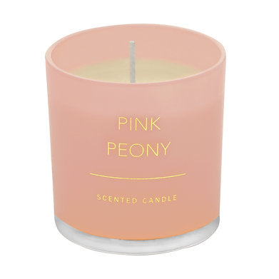 Premium Scented Soy Wax Jar Candles || Home Décor (Pink Peony)
