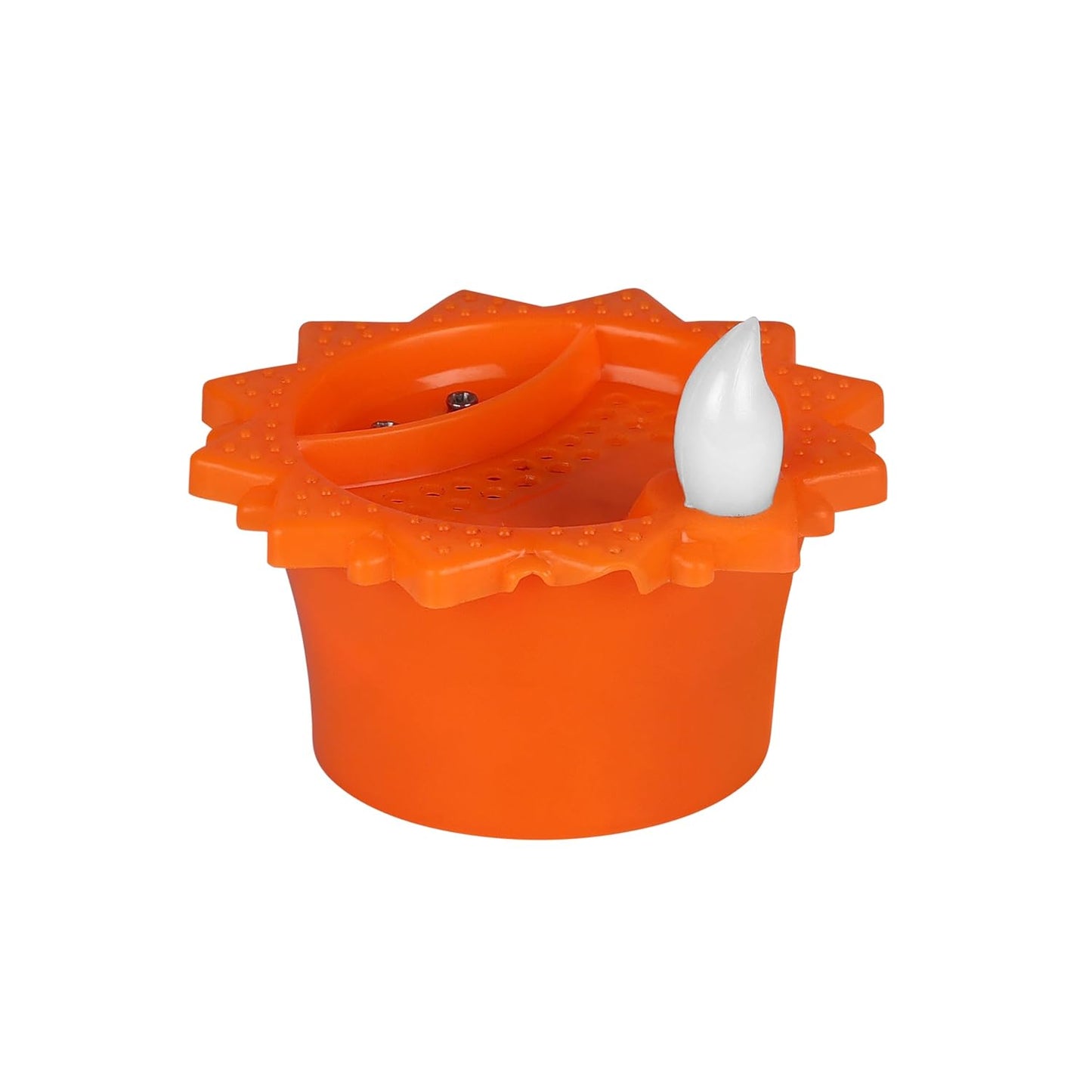 Prosperro Lumo by Parkash Candles Water Sensor Mantra Diya || Acrylic Flameless & Smokeless Candles Decorative Candle Diya || 2 in 1 Function LD Diya with Mantra Chanting || Perfect for Gift, Diwali