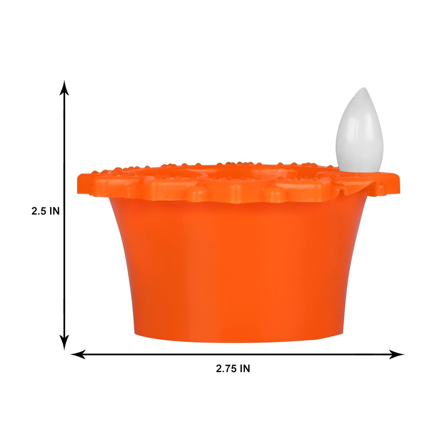 Prosperro Lumo by Parkash Candles Water Sensor Mantra Diya || Acrylic Flameless & Smokeless Candles Decorative Candle Diya || 2 in 1 Function LD Diya with Mantra Chanting || Perfect for Gift, Diwali