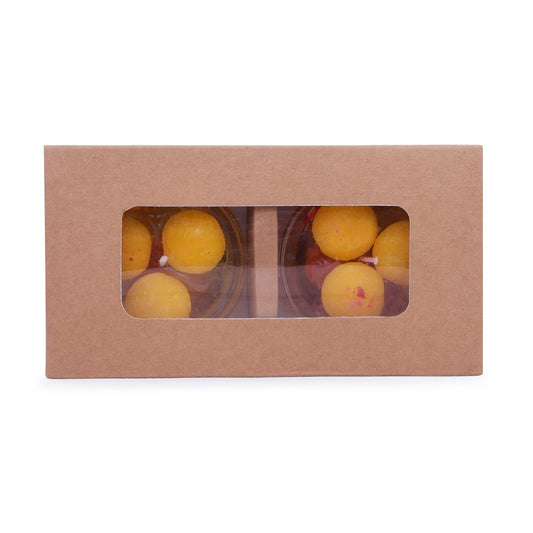 Premium Ras Malai Candle || Hand Poured || Ras Malai Candles || Decorative Candle 100% Paraffin Wax || Set of 2 - Unscented