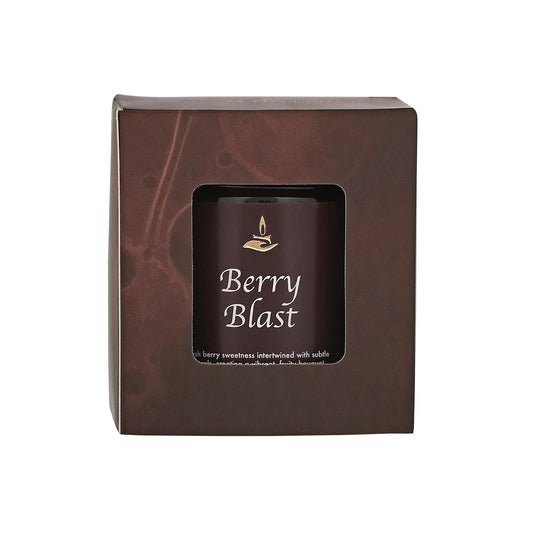 Premium Soy Wax Scented Jar Candle – 100g, Long-Lasting Floral Aroma, Gift-Ready Packaging | Home Decoration (Berry Blast)