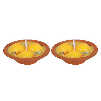 Parkash Candles Rasmalai Candle for Home Decoration