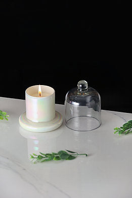 Parkash Candles Thousand Wishes Fragrance Cream Bell Jar Candle || with Gift Box