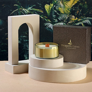 Parkash Candles Jasmine Premium Scented Glass Candle