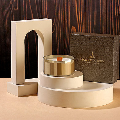 Parkash Candles African Woods Premium Scented Glass Candle