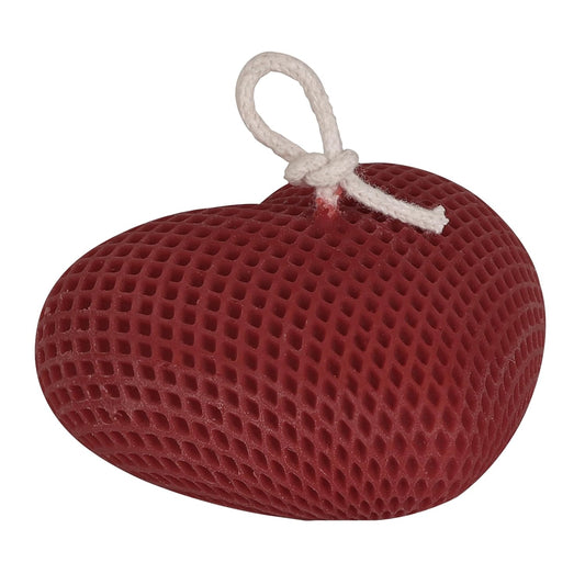 Premium Paraffin Wax Rose Fragranced Braided Heart Shaped Candle || Valentine's Day || Home Decor