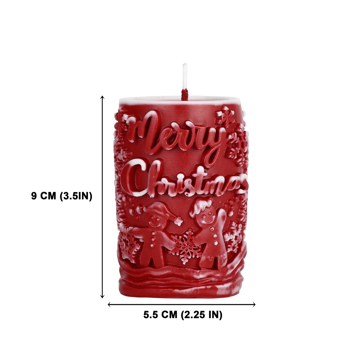 Christmas Tree Candle || Frosted Pine  || Snowy Evergreen Holiday Candle