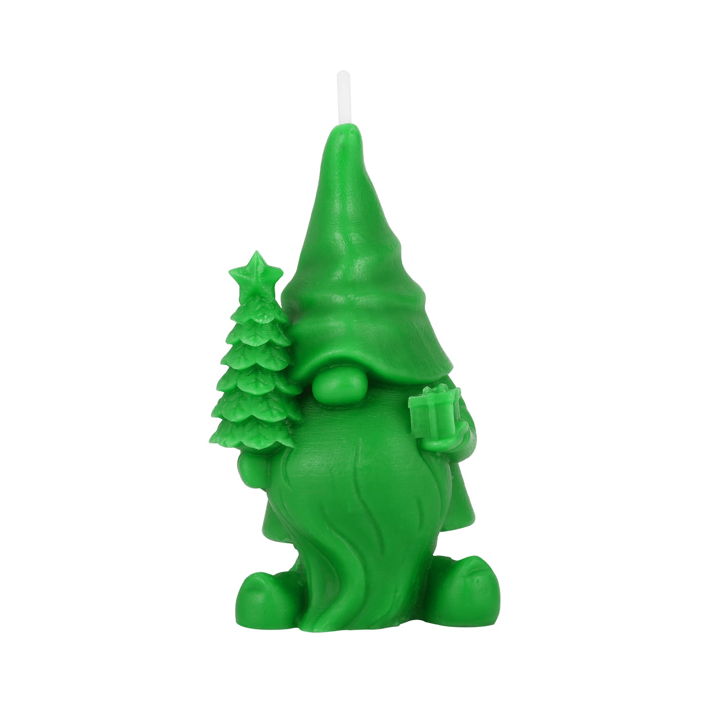 Christmas Mini Character Candles – Santa & Gnome Set (3 Pack) || Holiday Santa & Gnome Figurine Candles