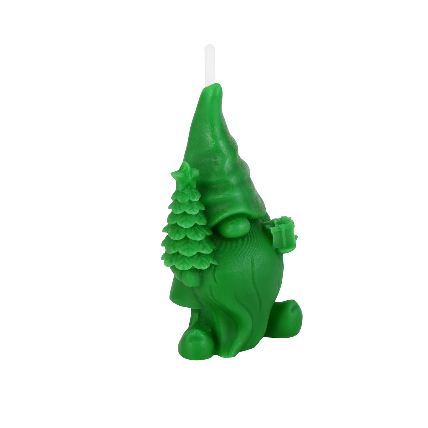 Christmas Mini Character Candles – Santa & Gnome Set (3 Pack) || Holiday Santa & Gnome Figurine Candles