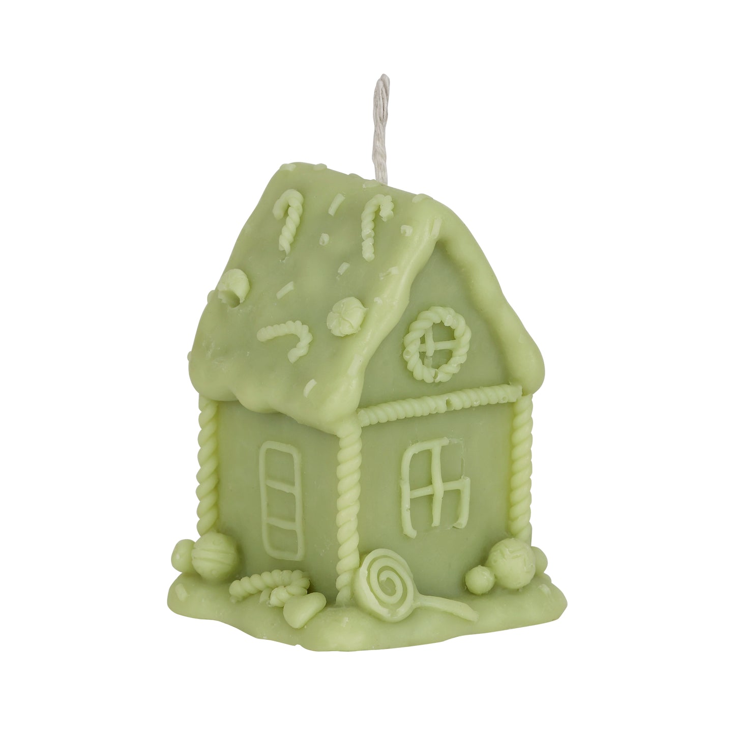 Christmas Mini Gingerbread Cottage House Candle || Scented Decorative Candle