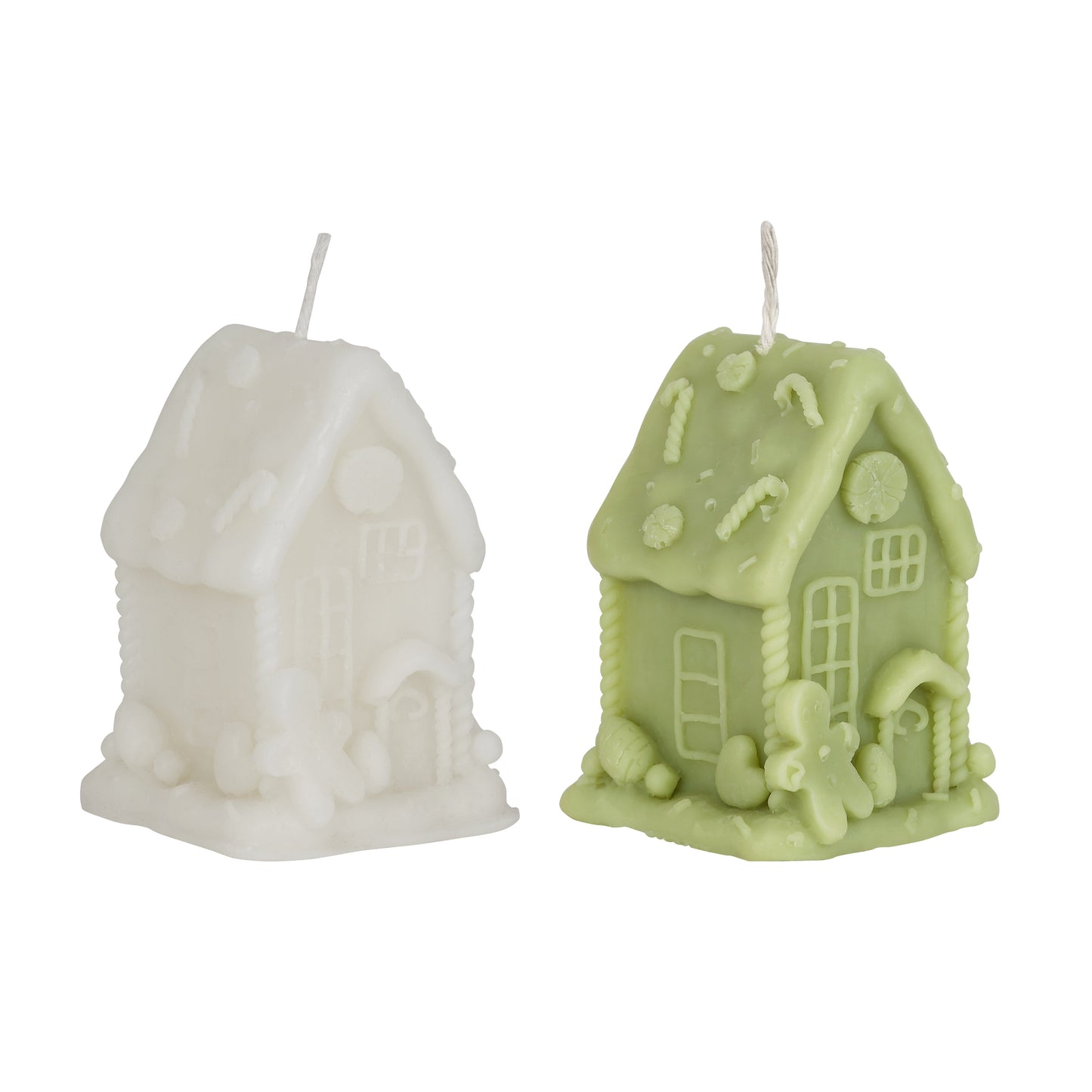 Christmas Mini Gingerbread Cottage House Candle || Scented Decorative Candle
