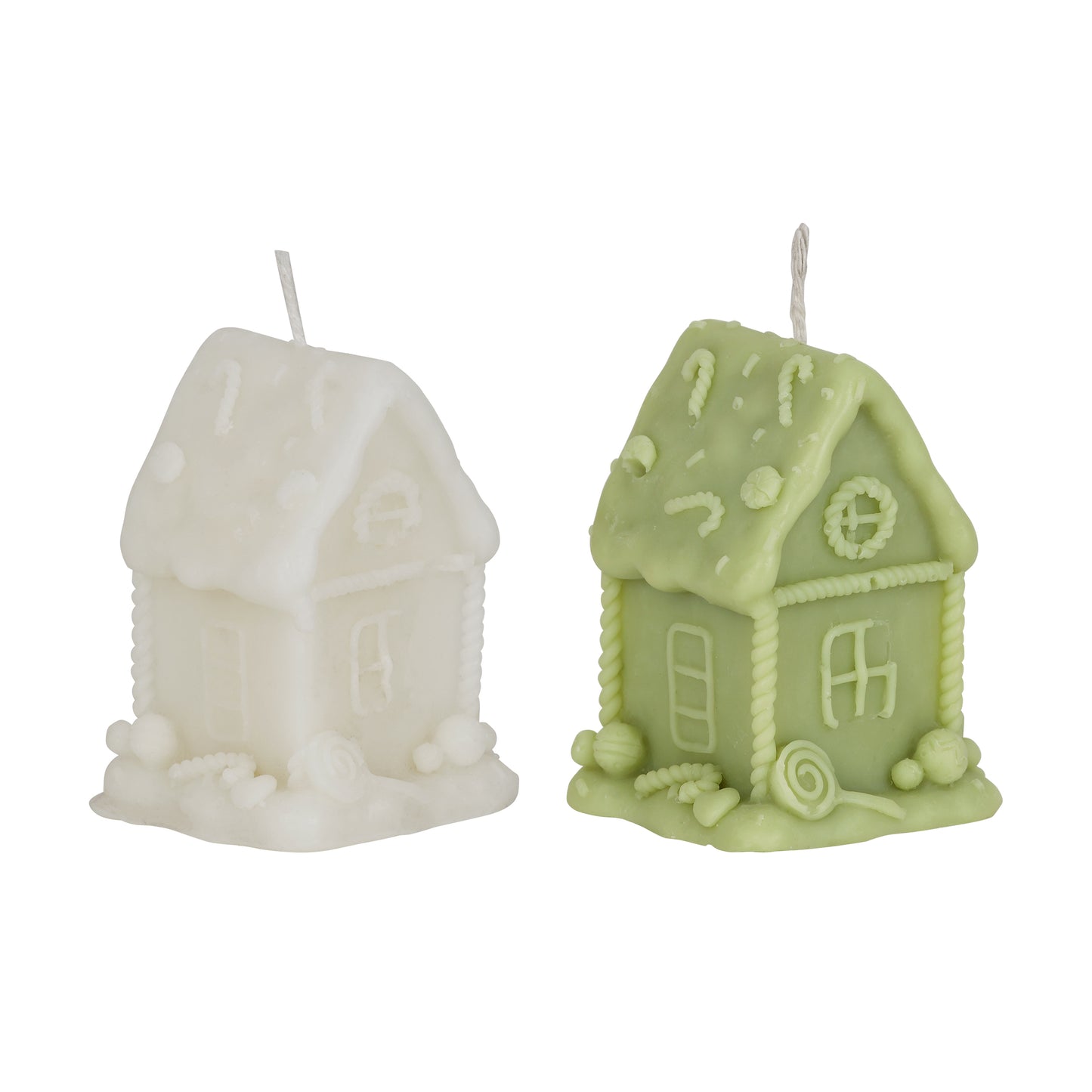 Christmas Mini Gingerbread Cottage House Candle || Scented Decorative Candle